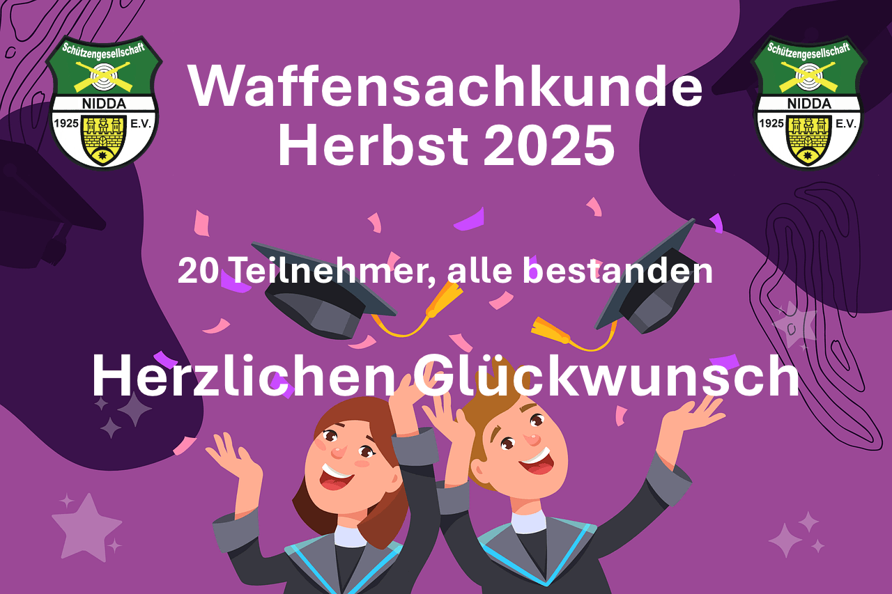 Waffensachkundelehrgang Herbst 2025
